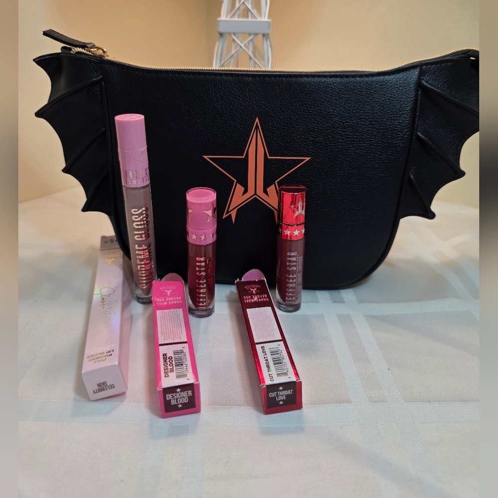 Jeffree Star Limited Edition Bat Bag And Lip Products Bundle. NWT.